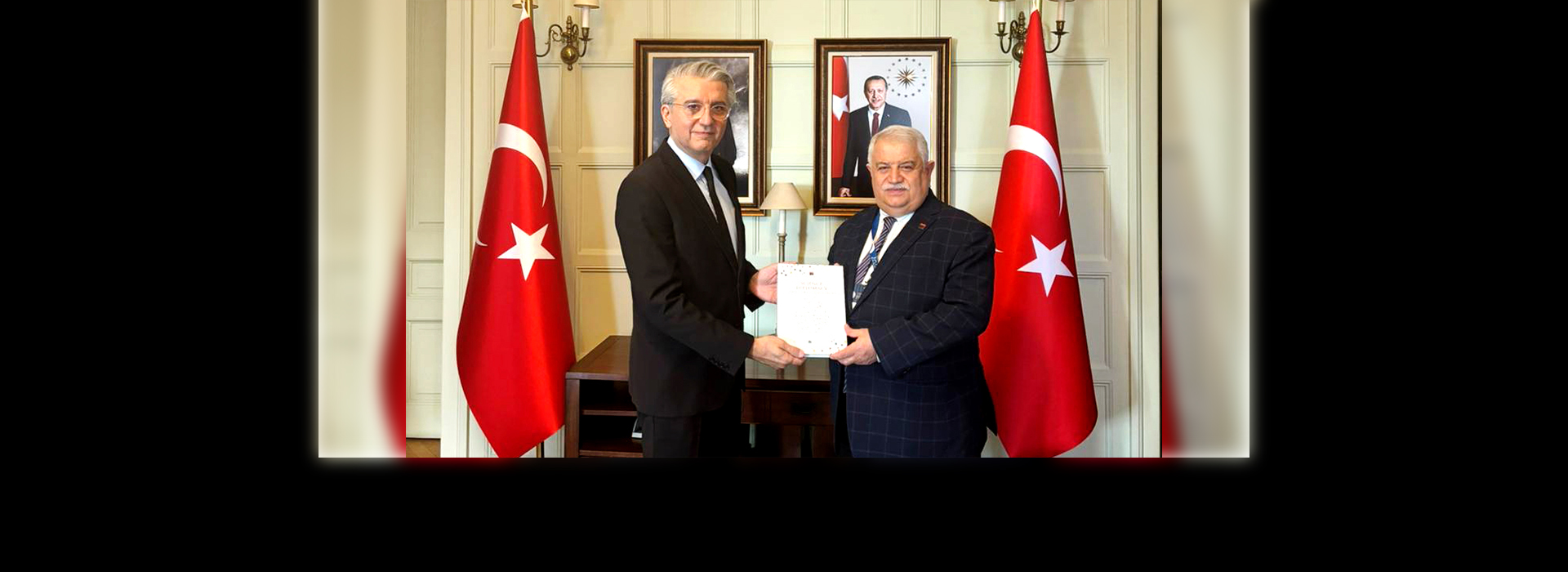 Başkan Şeker’den Atina Büyükelçisi Erciyes’e Ziyaret